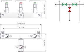 As Schneider Chart Recorder Manifolds Cr Type