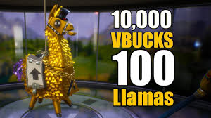 Gift cards will not be replaced if lost, stolen, destroyed, or used. 10 000 Vbucks For 100 Llamas Mythic Loot Fortnite Opening Part 1 Youtube