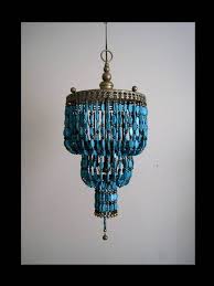 Custom Reserved Dear Genevieve 3 Tier Turquoise Chandelier Boncuk Avize Avizeler Ve Dekor