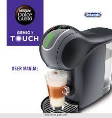 The first thing you need to descale your dolce gusto coffee machine is the descaling agent. Delonghi Nescafe Dolce Gusto Genio S Touch User Manual Pdf Download Manualslib