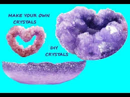 Diy Crystal Growing Grow Large Crystals At Home Crystal Bowl Crystal Crystals Youtube Diy Crystals Diy Crystal Growing Crystals