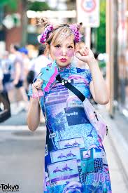 Harajuku Monster Girl W Horoscopez Vaporwave Dress Gallerie Tokyo Mesh Bag Platform Glitter Sandals Harajuku Vaporwave Fashion Streetwear Fashion