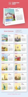 The word calendar templates are among the easiest to work with. Freepiker Desk Calendar 2021