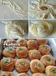 Gul Baklava Tarifi Kadincatarifler Com En Pratik Lezzetli Ve Nefis Yemek Tarifleri Sitesi Yemek Tarifleri Yemek Leziz Yemek