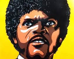 Samuel L. Jackson Pencil Drawing: Pulp Fiction Fan Art (11x17)