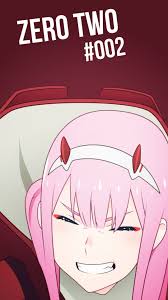  Zero Two Anime Wallpaper Ilustrasi Karakter Gadis Animasi Animasi