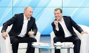 Although i think reddit would appreciate more if medvedev would be on the throne made of swords and putin would peek. Putin And Medvedev Laughing