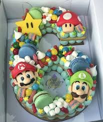 This spectacular super mario seventh birthday party was i threw the boys a super mario bros. Pin By Conny Lau On Our 3 Blessings Mario Birthday Cake Boy Birthday Cake 6th Birthday Cakes
