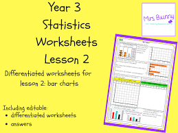 2 Statistics Bar Charts Worksheets Y3