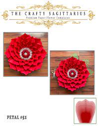 Start Your Own Paper Flower Business And Make Money From The Comfort Of Your Home Using The Crafty Paper Flower Template Paper Flowers Giant Paper Flowers Diy