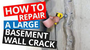 I made this video showing you how to fix a leak in your basement wall so you can determine whether or not you can do this yourself or if you have to hire a professional like me. How To Repair A Large Basement Wall Crack Stop A Leaking Wall Permanently Youtube