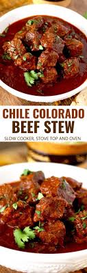 Maybe you would like to learn more about one of these? This Chile Colorado Beef Stew Is Rich Hearty And Lip Smacking Good Beef Stew Meat Simmered In A Mexican Style Red Beef Recipes Slow Cooker Beef Stew Recipes