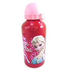 Gourde Aluminium Frozen Reine Des Neiges Rouge Rose Fbkjdgndnkmg