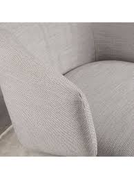 Check spelling or type a new query. West Elm Crescent Swivel Chair Feather Grey At John Lewis Partners