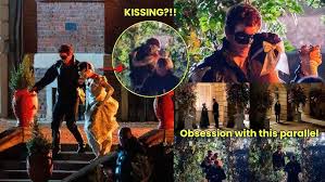 YERIN HA AND LUKE THOMPSON FILMING THE MASQUERADE BALL!!! And they kiss in  the garden??!