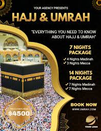 Hajj Travel Flyer Travel Packages Rollup Banner Design Flyer