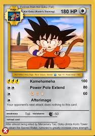 Goku Korin S Training Kid Goku Cards Goku
