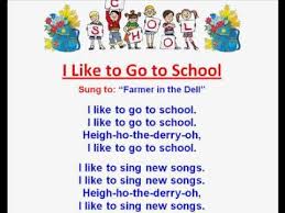 I Like To Go To School Back To School Rhymes Songs Youtube Piggyback Song For Little Guys Lyric Only Adjust 4th St School Rhymes School Songs Rhymes
