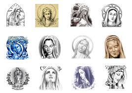 A virgin mary tattoo stands for the values of chastity, purity and sacredness. Small Virgin Mary Tattoo