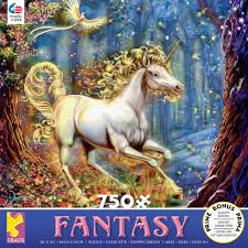 It contains one or more of the following items marbles; Ceaco Fantasy Unicorn 750 Piece Puzzle Walmart Com Walmart Com