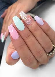 60 Prettiest And Stylish Summer Nail Designs Nail Art Designs Colorful Nail Art Design Summer Weinto Pastel Nails Designs Stylish Nails Best Acrylic Nails