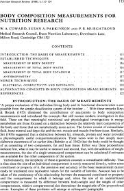 Picture composition for film and television. Body Composition Measurements For Nutrition Research Nutrition Research Reviews Cambridge Core
