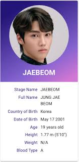 I Land Jung Jaebeom Kpop Profiles My Land Kpop Profiles Reality Show