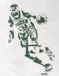 Milwaukee bucks logo png while the original logotype of the milwaukee bucks basketball team featured a friendly cartoonish buck, the the logo made use of the negative space: Giannis Antetokounmpo Milwaukee Bucks Pixel Art 2 Mixed Media By Joe Hamilton