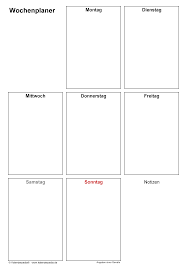 Erstellen sie ein handout der aktuellen präsentation in ms word. Wochenplaner Fur Microsoft Word Kalenderpedia