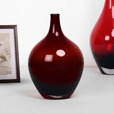 19 Stunning Home Decor Items Under 1 000 To Liven Up Your Home In 2020 Red Vases Decorated Flower Pots Elegant Red