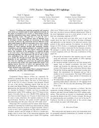 Pdf Ufotracker Visualizing Ufo Sightings