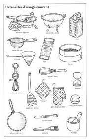 vocabulaire les ustensiles de cuisine apprendreanglaismaternelle recettesdecuisinesaine food in french french flashcards learn french