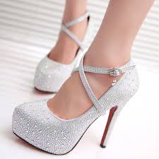 Scarpe da sposa tacco altissimo. Tacchi Da Sposa C05470