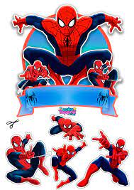 Printable Spiderman Cake Topper - +5 Free!