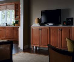 Under cabinet lighting highlights the black countertop against the crisp white finish. Cabinet Style Gallery Homecrest Cabinets