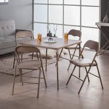 Furniture Wonderful Folding Table And Chairs Walmart Also Folding Table Tray Set From 3 Tips In Table And Chair Sets Card Table And Chairs Patio Dining Chairs