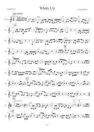 Music video by 4 non blondes performing what's up. Whats Up 4 Non Blondes Sheet Music For Voice Other Solo Musescore Com
