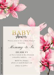 Jan 29, 2021 · wow your guests with customized wedding invitations from temploola. Magnolia Baby Shower Invitation Templates Editable With Micro Baby Shower Invitation Templates Free Printable Baby Shower Invitations Baby Shower Invitations