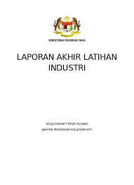 Taklimat akhir (final briefing : Top Pdf Laporan Akhir Latihan Industri On Job Tr 123dok Com