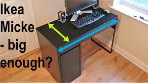 Find a wide selection of computer, corner and small desks. Ikea Micke Desk Big Enough Youtube