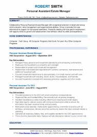 The starting salary will be commensurate with candidate experience. Personal Assistant Resume Samples Qwikresume