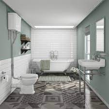 Navigate your pointer, and click the picture to see the large or. Newbury Traditional Back To Wall Roll Top Bath Suite At Victorian Plumbing Uk