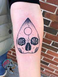 Intrigued by the unknown or spiritual mysteries, then these planchette tattoos will surely entertain! Tattoos Ben Licata Tattoo