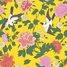 Still searching for the perfect dishware? Chinese Bulbuls And Floral Pattern Digital Art By Cutequokka2
