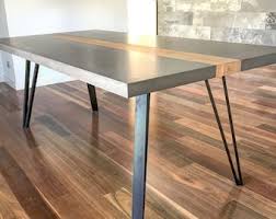 Check spelling or type a new query. Wood Table Metal Leg Etsy