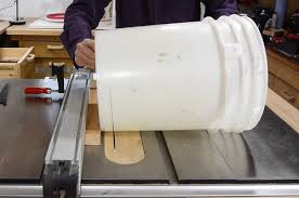 I show you how to make a table saw dust collector for my ridgid ts3650 table saw. Building The Two Bucket Cyclone