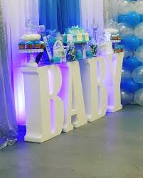 Baby Letters Baby Shower Letters Baby Party Centerpieces 30 Etsy Baby Shower Centerpieces Diy Baby Shower Centerpieces Baby Shower Diy