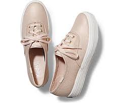 Women Triple Metallic Rose Gold Keds Keds Sneakers Keds Shoes