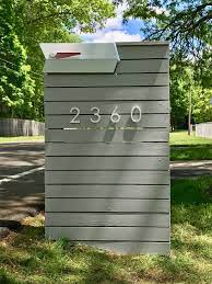 Our cabinet hardware is the finishing touch that brings design and function to your space. Modbox On A Slat Wood Wall Modern Mailbox Mid Century Modern Mailbox Modern Mailbox Design