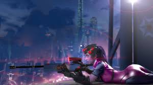Looking for somewhere to waste time? Wallpaper Overwatch Cosplay Purple Entertainment Fun Background Download Free Image